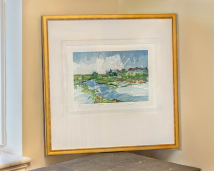 'The River 6' Framed Print