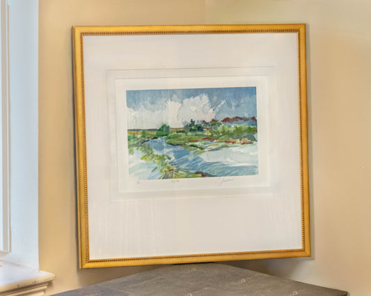 'The River 6' Framed Print