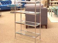 Frontgate Chrome Four Shelf Etagere