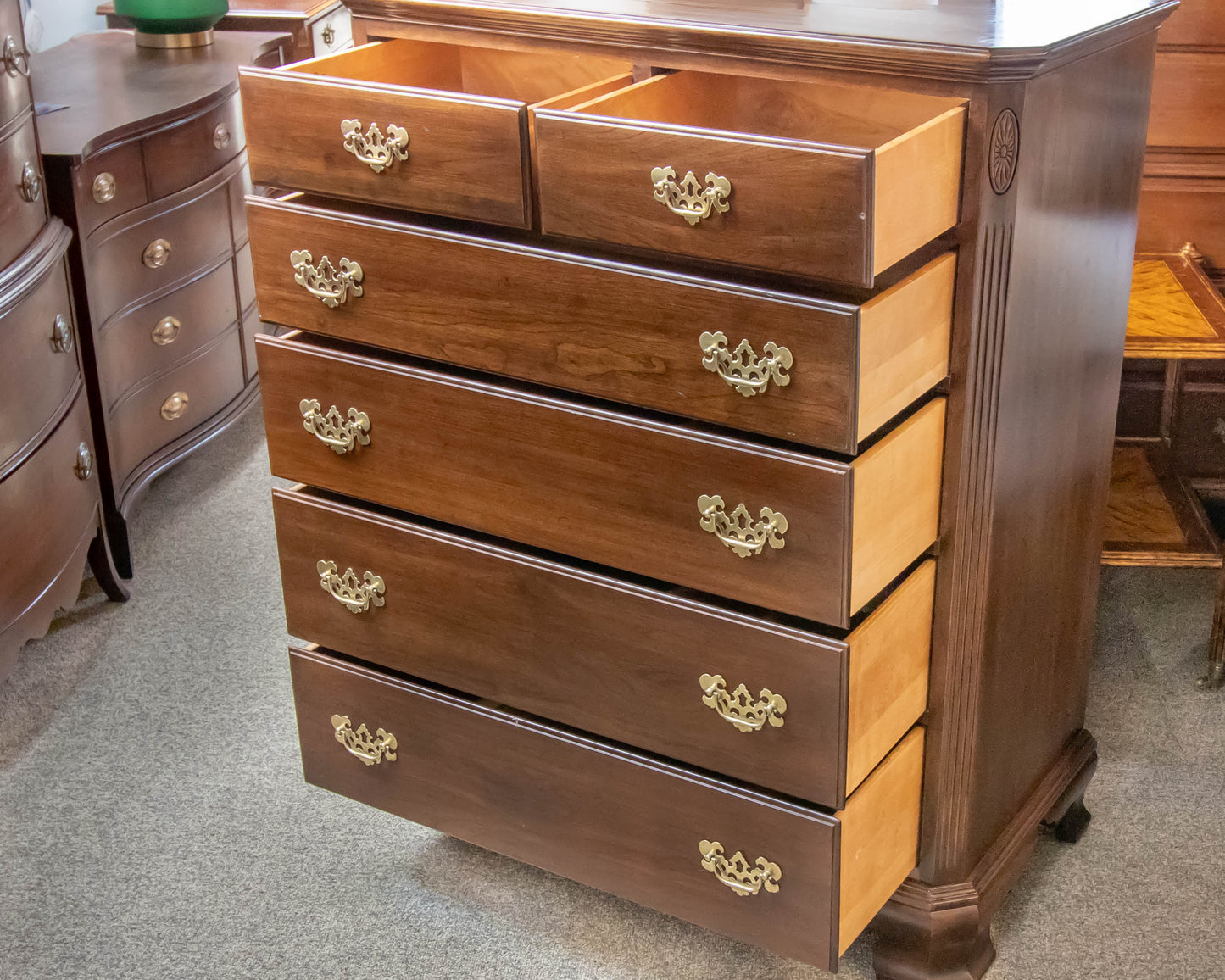 Ethan Allen 'Georgian Court'  Cherry 6 Drawer Chest