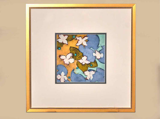 'Moon Flower I' Framed Print