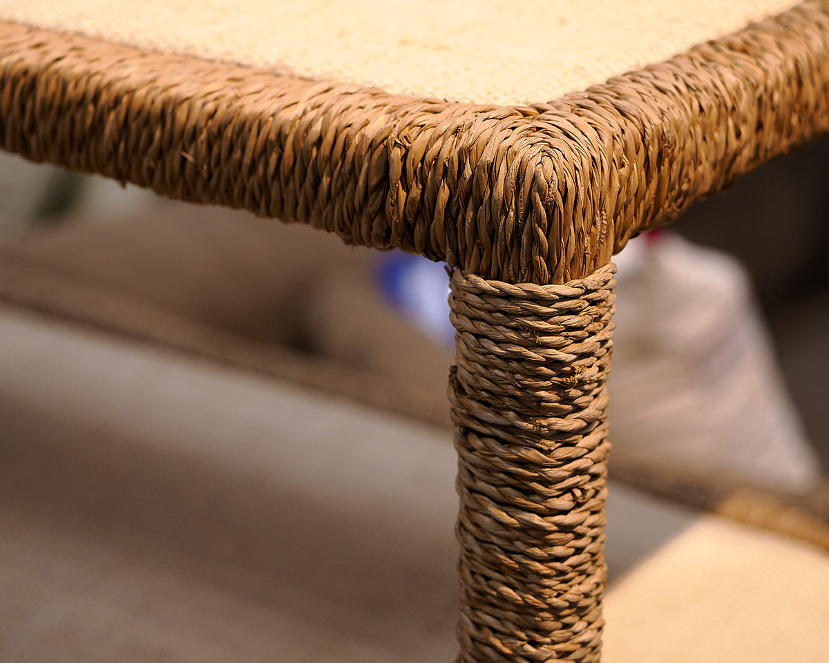 Woven Rattan Etagere