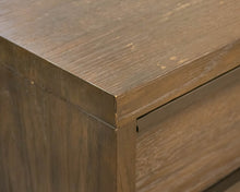 RH Bezier 36" Closed Nightstand in Dark Brown Oak Finish