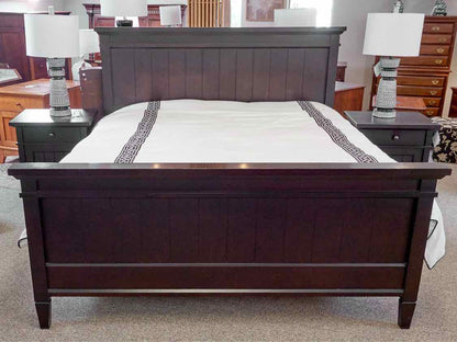 Boston Interiors Black Plank King Bed