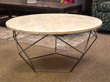 West Elm 'Origami' White Tile Cocktail Table
