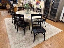 Set of 8 Black Magnolia Home Dining Chairs