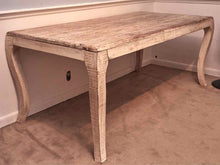 Solid Acadia Wood In White Washed Finish Dining Table