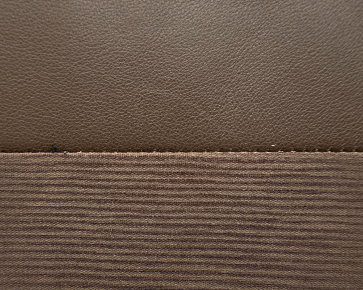 Baker "Coach Legacy" Dark Chocolate Leather Roll Arm Sofa