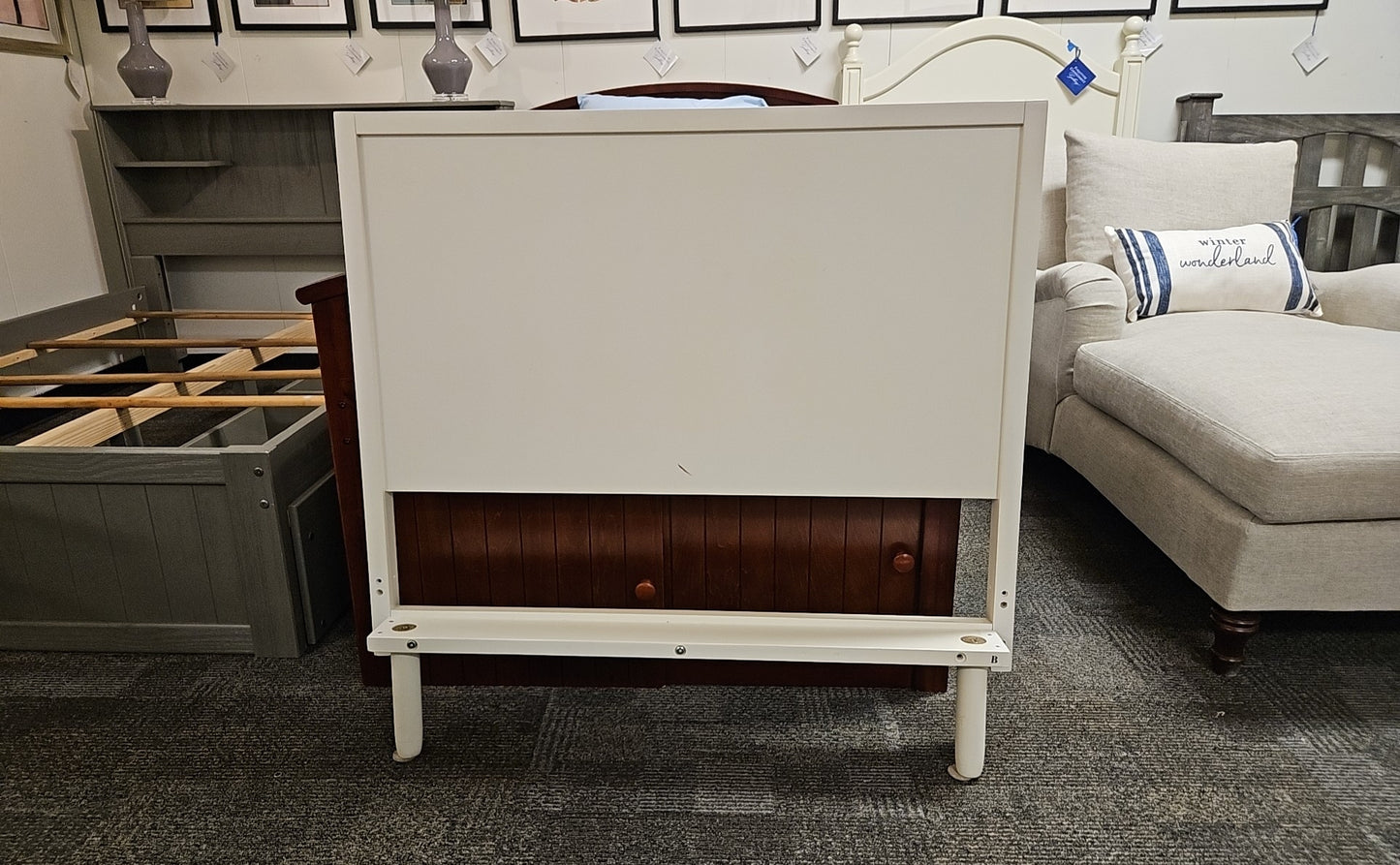 Pottery Barn White Twin Bed