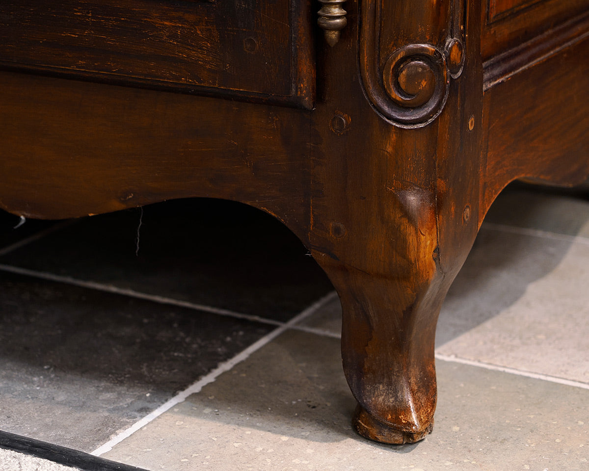 French Country Style Mahogany Sideboard