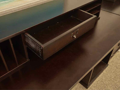 Pottery Barn 'Bedford'  Desk with Cubby Hutch in Espresso Finish