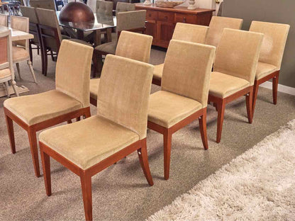 Set of 8 Christian Liaigre for Holly Hunt Dining Chairs