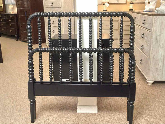 Crate & Barrel  Jenny Lind Spindle Black Finish Twin Bed