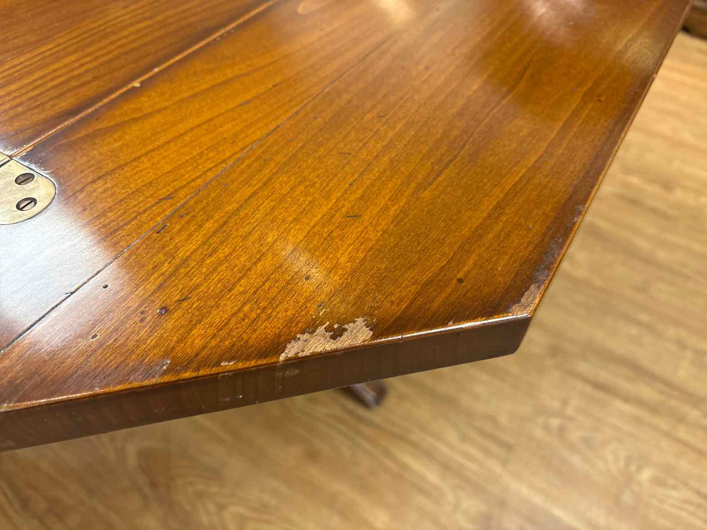 Italian Vintage Expanding Game Table w/ 4 Chairs