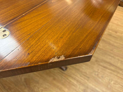 Italian Vintage Expanding Game Table w/ 4 Chairs
