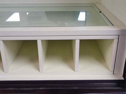 Dynasty Bar Cabinet with Walnut Sunburst Pattern Doors and Satin Gold Pulls