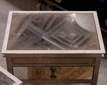 Pair of Anthropologie Mirrored Mirelle Nightstands