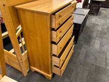 Maple 5 Drawer Chest