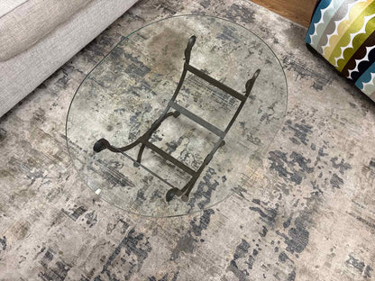 Crate & Barrel Iron Cocktail Tables