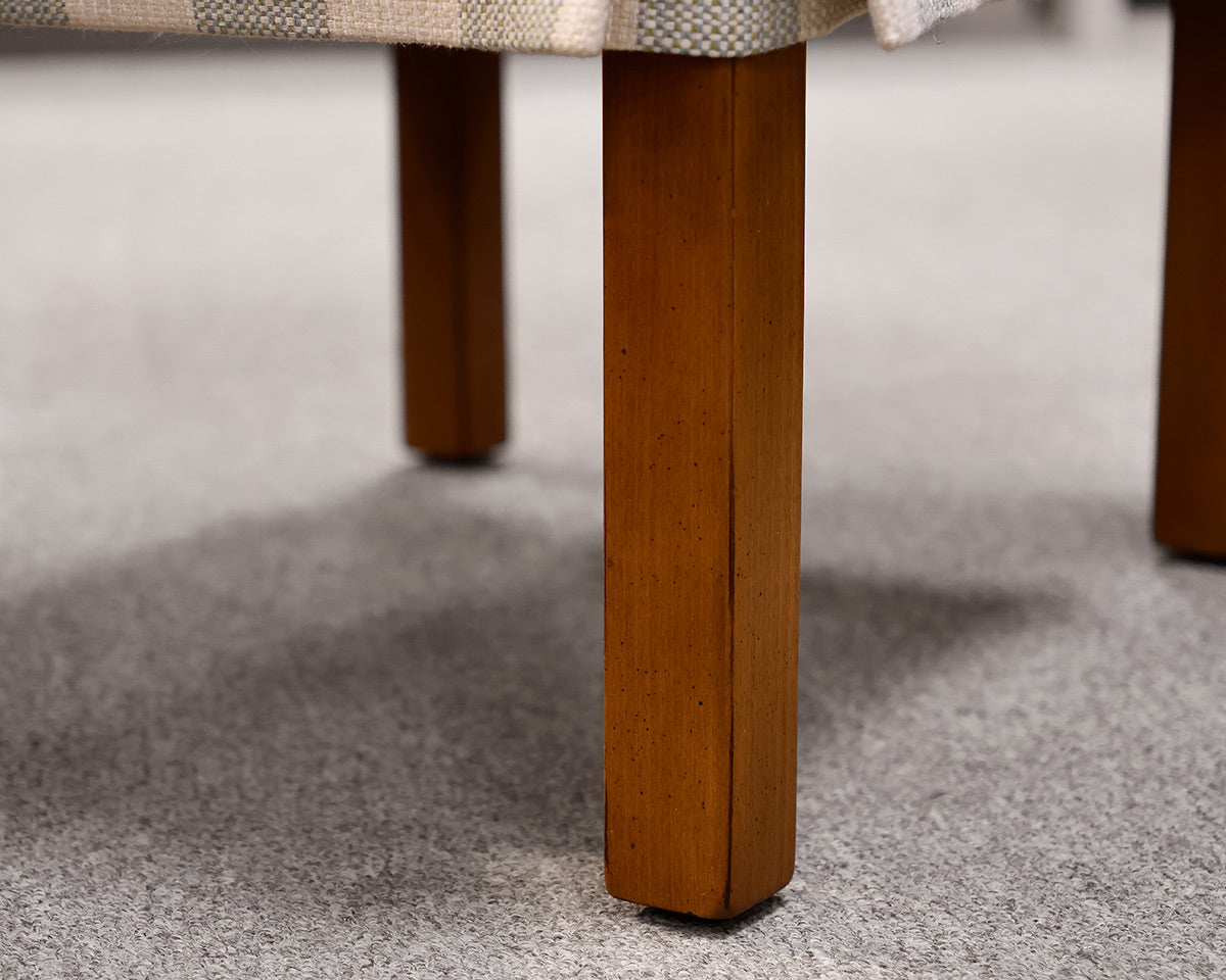 Set of 6 Ethan Allen Skirted Dining Chairs