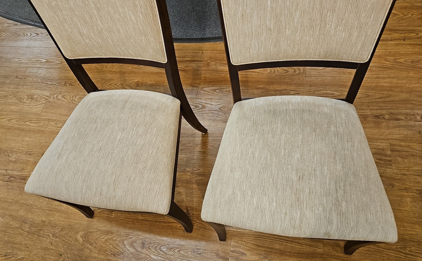 Set of 6 Espresso Dining Chairs