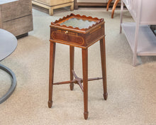 Maitland Smith Mahogany Gallery Top Side Table