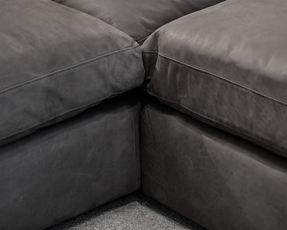 Arhaus "Kipton" Nubuck Leather Sectional
