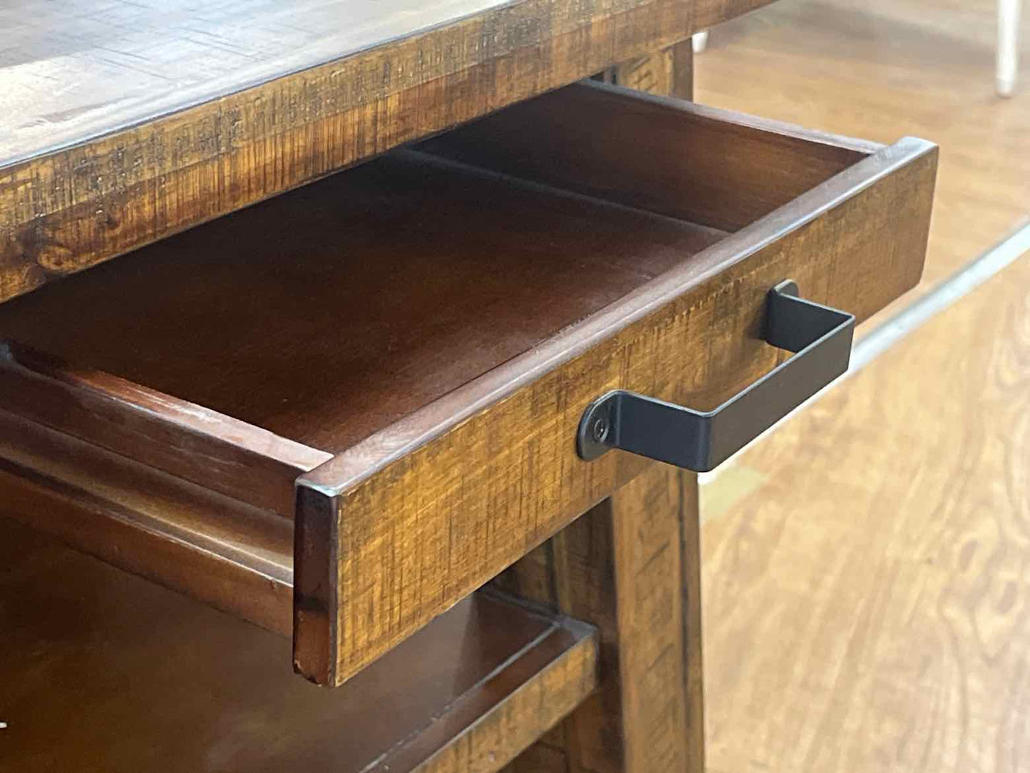 Rustic Two Drawer Work Table