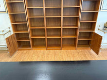 Set of Five Teak Finish Bookcases