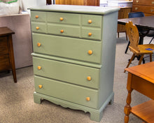 Four Drawer Chest On Chest Finished In Sage Green