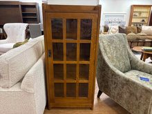 Stickley Single Door Bookcase in Oak