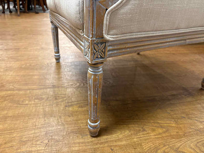 Pair of Jofran 'McKenna' Linen Arm Chairs