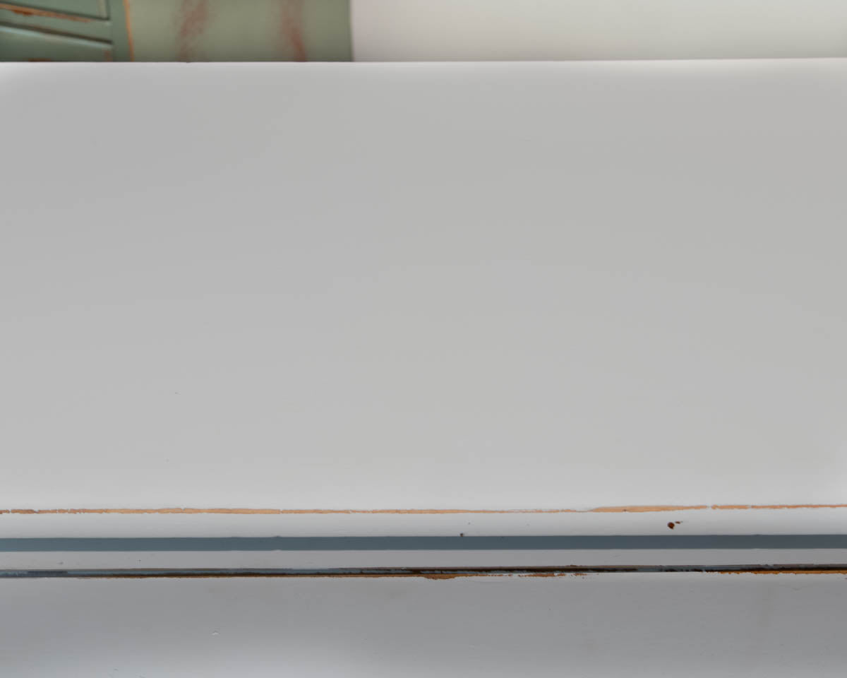 Three Drawer Rock Maple Dresser in White