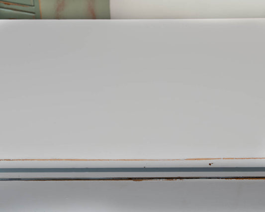 Three Drawer Rock Maple Dresser in White