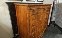 Flame Mahogany Antique Chest