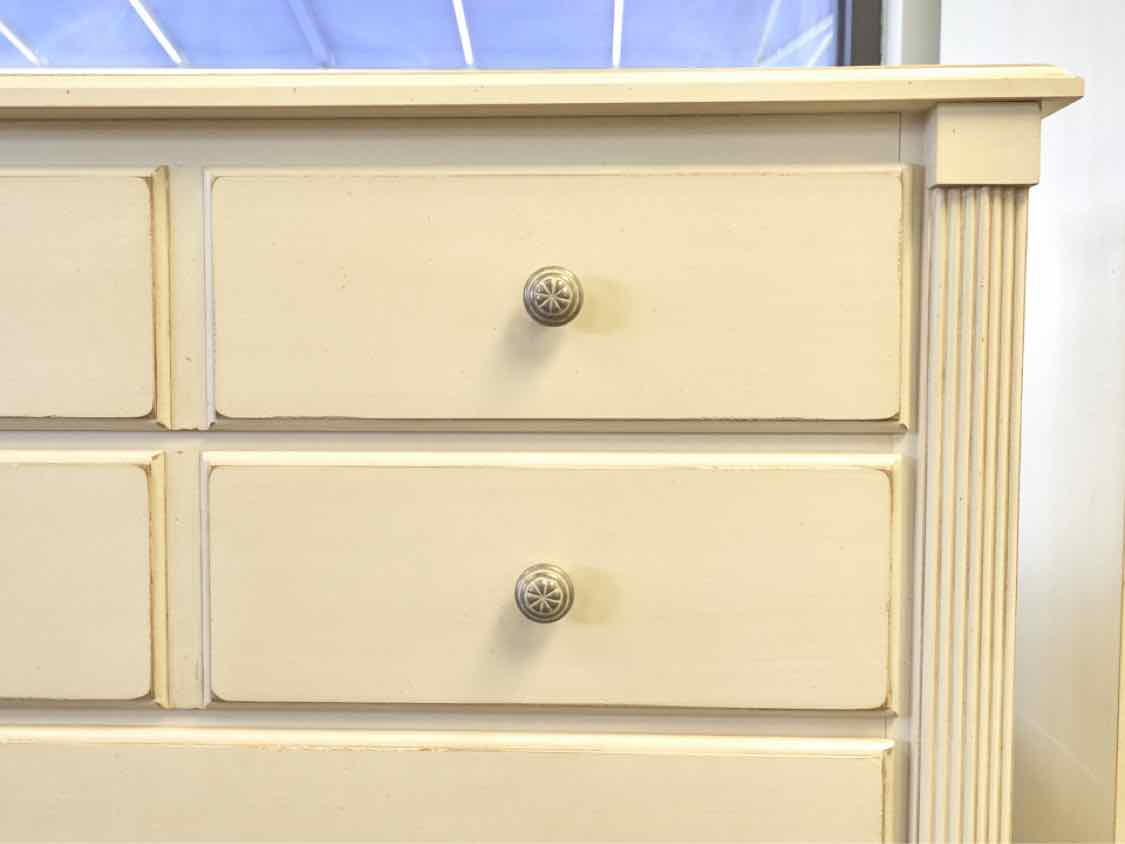 Ethan Allen 'Swedish Home' Cream Five Drawer Chest