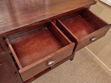 Boston Interiors Mahogany 3 Drawer & 2 Door Sideboard with Wine Bottle Rack