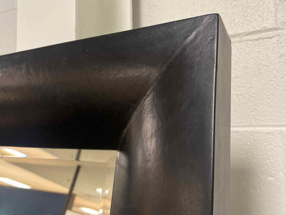 Crate & Barrel Black Floor Mirror