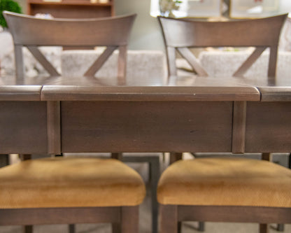 Canadel Expanding Dining Table & Set of 6 Chairs