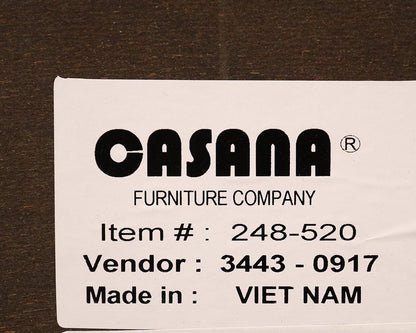 Casana Two-Tone Queen Bed with Low Profile Footboard