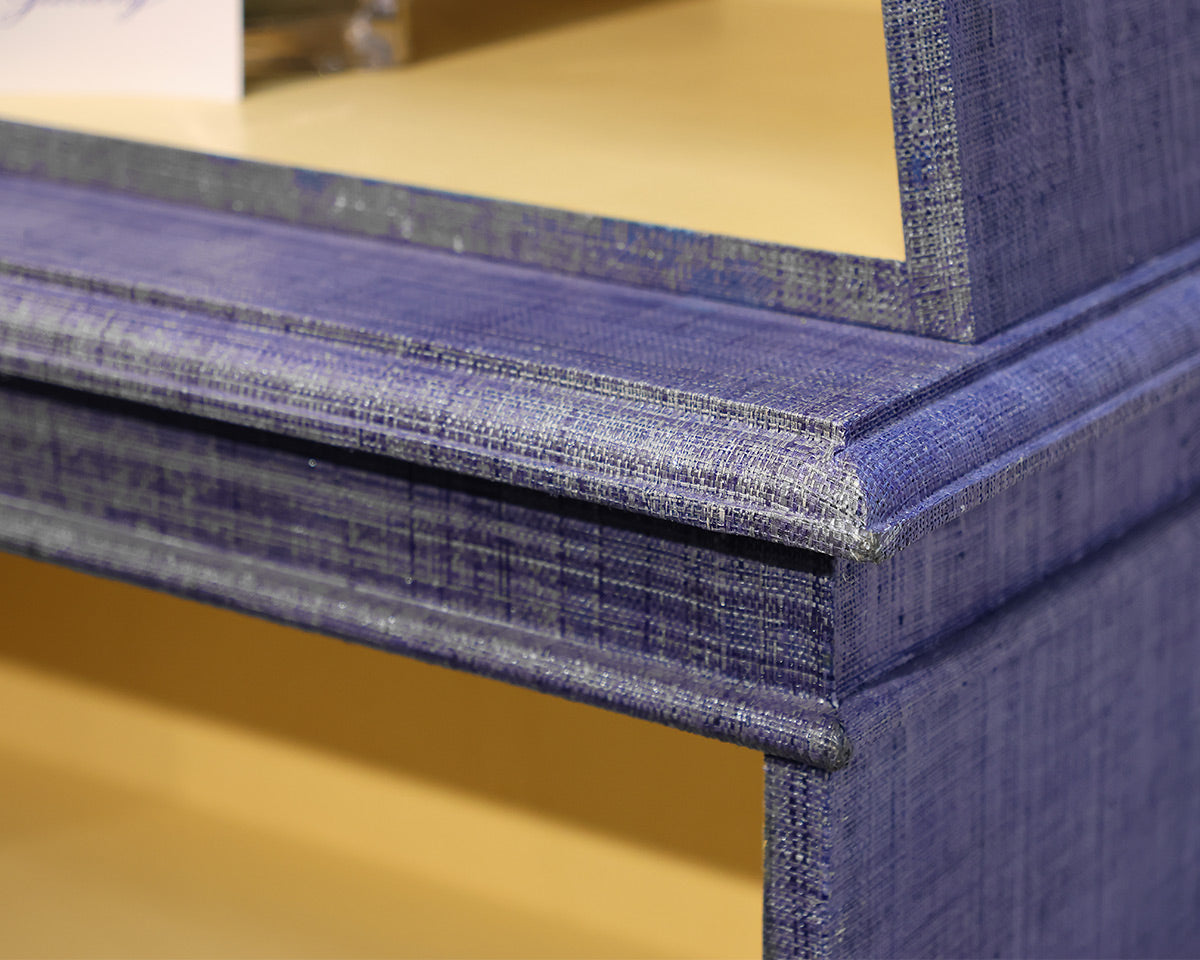 Linen Wrapped Bookcase