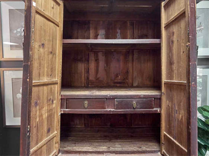 Antique Chinese Armoire W/ Butterfly Hinges