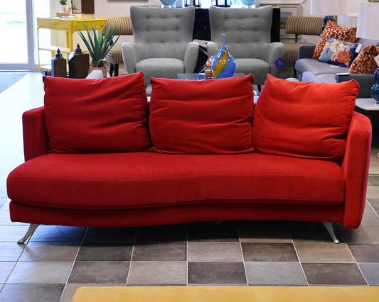 Rolf Benz Contemporary  Red  Sofa