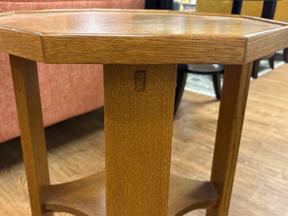 Stickley Octagonal Side Table in Oak