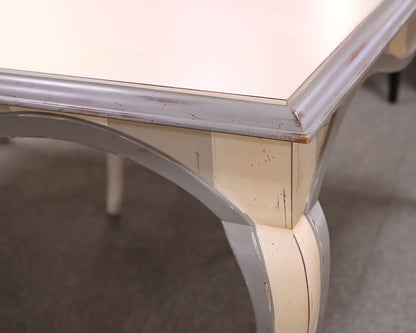 Roche Bobois Custom Square Dining Table With Four Dining Chairs