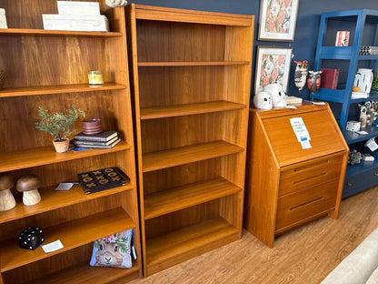Teak 4-Shelf Bookcase