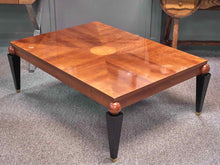 Ethan Allen 'Medallion' Two Tone Cocktail Table