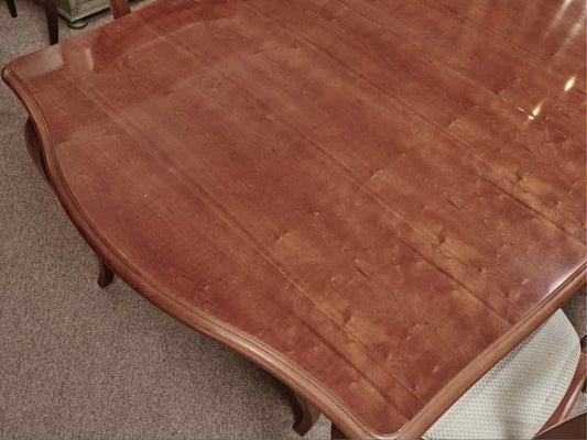 Stanley Cherry Table & 6 Chair Set with Leaves