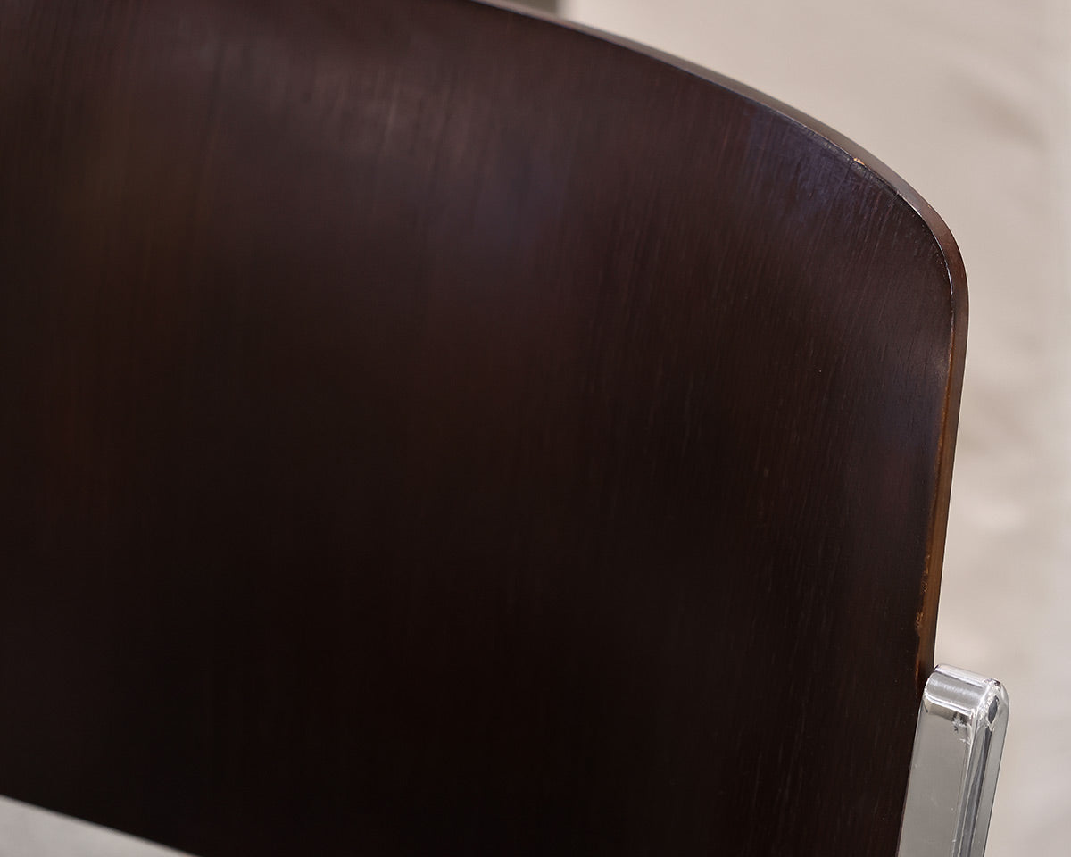 Pair of Itailian Made Wooden Accent Chairs