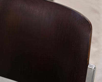 Pair of Itailian Made Wooden Accent Chairs